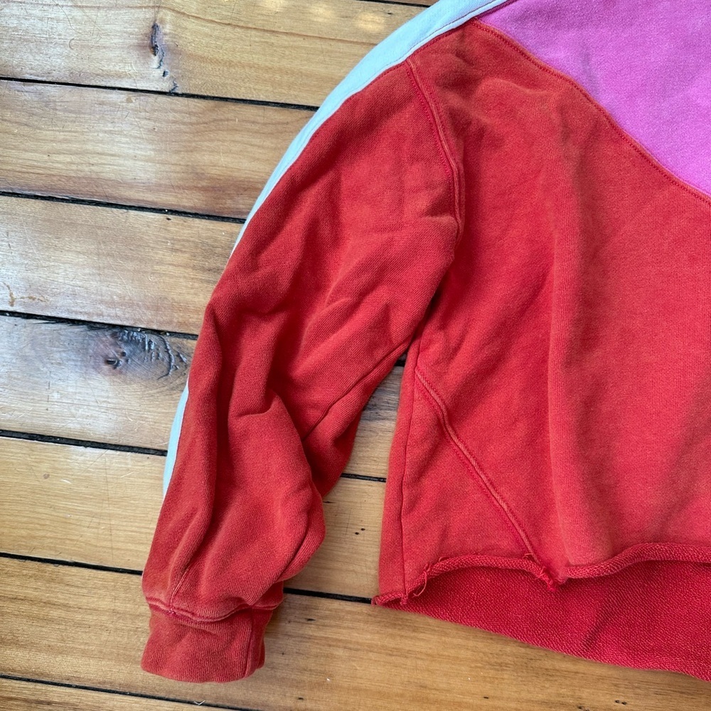 Free People Split Second Half Zipup Sweatshirt - image 3